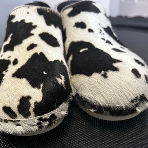 No.6 Cow Print Clog 41